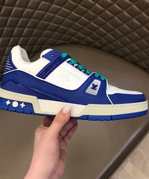 lv trainer blau|Louis Vuitton.